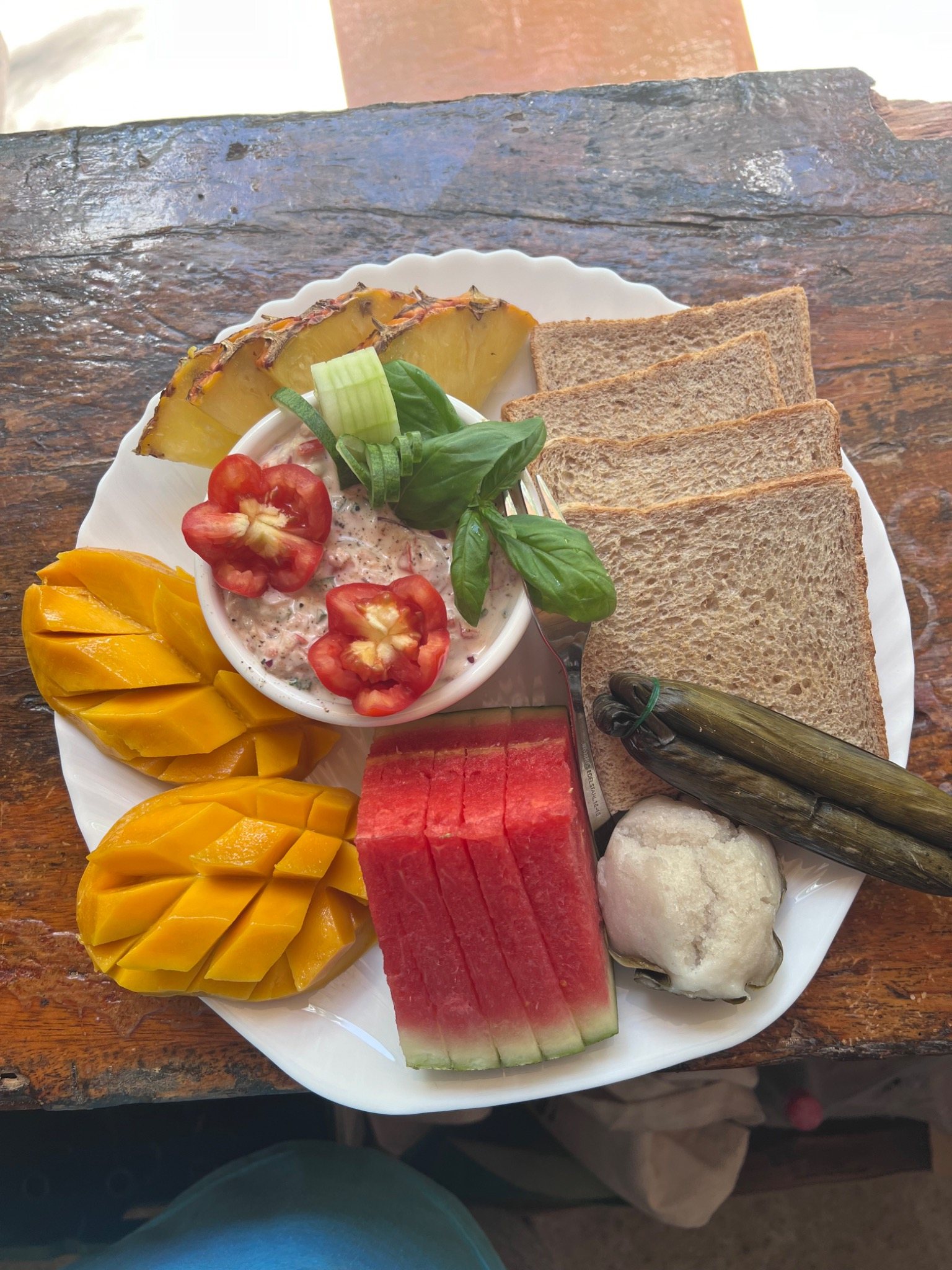 Food platter at El Kabron